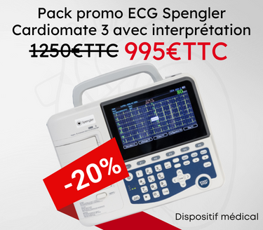 Pack ECG Spengler Cardiomate 3