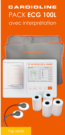 Pack ECG Cardioline 100L (3/6 pistes) avec interprétation