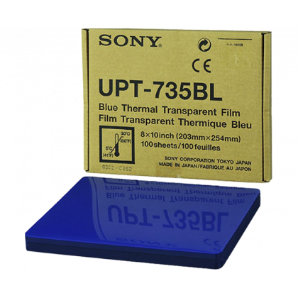 Papier thermique Sony UPT-730BL Bleuté (la boite de 100 clichés)