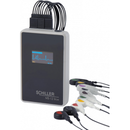 Electrocardiographe ECG numérique Schiller MS12 Blue avec ou sans logiciel informatique (compatible PC)