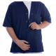 Veste unisexe en coton/polyester Gima (bleu marine)