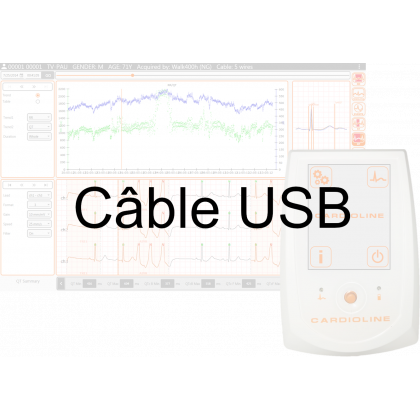 Câbles USB pour Walk400h et ClickHolter NG