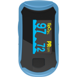 GIMA SATURIMETER OXY-3, oxymètre de pouls au doigt portable professionnel,  mesure le niveau d'oxygène dans le sang et la fréquence cardiaque, 2 piles