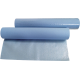 Draps d'examen gaufré plastifié bleu (6 rouleaux)